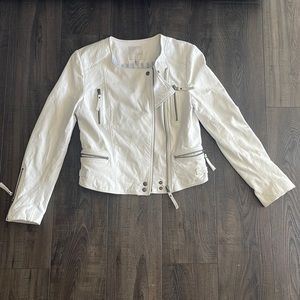 Joie medium white leather jacket